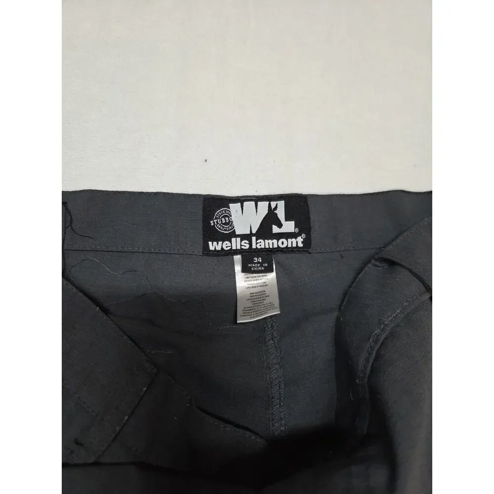 Wells Lamont Grey Shorts Size 34 Ripstock